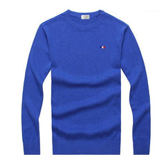 Cotton Embroidery Long Sleeve Fashion Men's Sweater