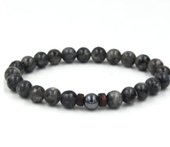 Stylish Black Volcanic Stone Bracelet for Men: Elevate Your Look!