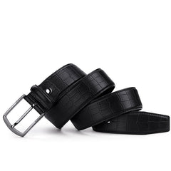 Gun Color Paul Belt - Young Men Pin Buckle Trousers Belt