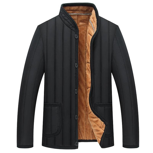 Winter Men Jacket - Polyester Fiber, Lining and Filler, Multiple Sizes and Colors - Farefe