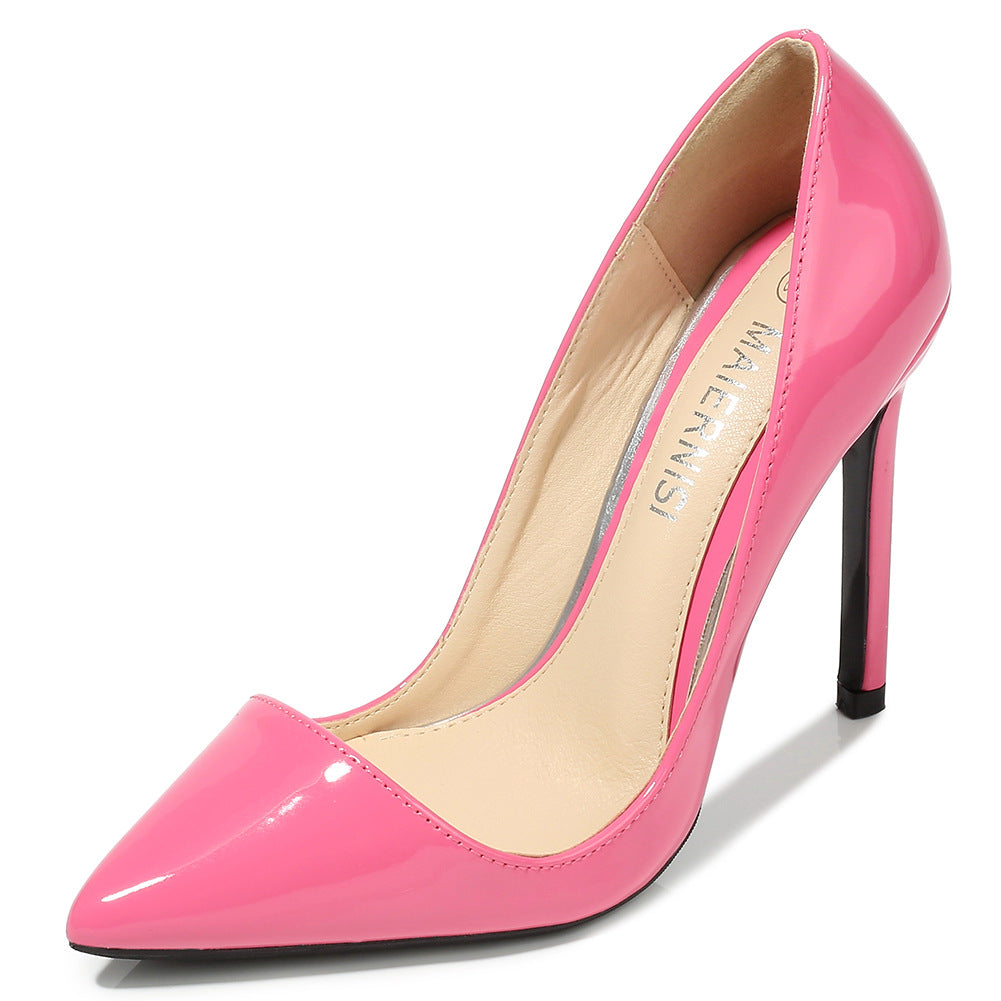 Low-cut Plus Size Heel Pointed Stiletto High Heel - Farefe