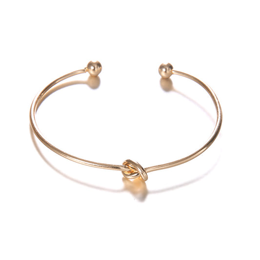 Add a Touch of Vintage Elegance with this Arrow Knotted Cuff Bracelet