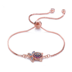 Exquisite Amethyst Crystal Turtle Bracelet Pendant: Add a Touch of Color and Elegance - Farefe
