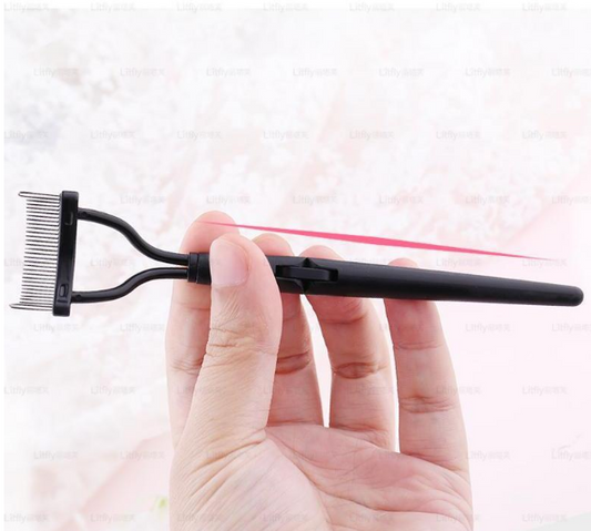 Portable Eyelash Comb: Precision Eyebrow Correction Brush for Flawless Makeup - Farefe
