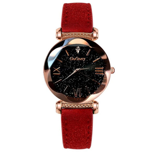 Fashion Watches Luxury Couple Quartz Wrist Watch with Large Dial and Artificial Leather Strap