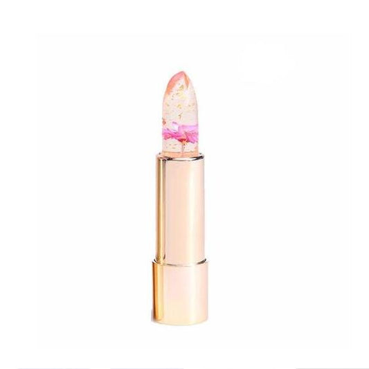 Flower Lipstick Magic Color Temperature Change Lip Gloss - 3.8g Moisturizing Formula - Farefe