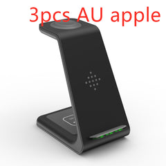 3 In 1 Fast Charging Station Wireless Charger Stand Wireless Quick Charge Dock For Phone Holder - Farefe