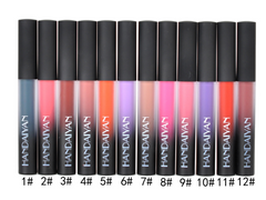 Matte Velvet Lip Gloss - 12 Colors - Non-Stick Long-Lasting