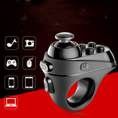 Mobile Computer Android Mouse Game Handle for Wireless Bluetooth Control - R1 Ring Mini Handle, Compatible with Android Devices, Built-in Lithium Battery, LED Light, Mode Key - Remote Control Included