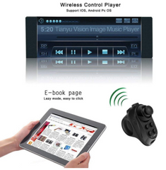 Mobile Computer Android Mouse Game Handle for Wireless Bluetooth Control - R1 Ring Mini Handle, Compatible with Android Devices, Built-in Lithium Battery, LED Light, Mode Key - Remote Control Included