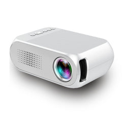 Mini HD Portable Projector: Front Projection, 320x240 Resolution, LED Lens, 20-80 inch Projection Size