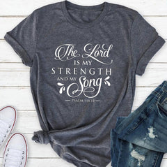 Women's Retro Funny Jesus T-Shirt Faith Slogan Art Top - Farefe