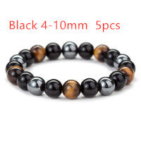 Tiger Eye Stone Bracelet - Embrace Natural Beauty and Wellness with This Hand-Woven Bracelet - Farefe