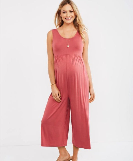 Stay Stylish and Comfortable in Maternity One-piece Wide Leg Pants