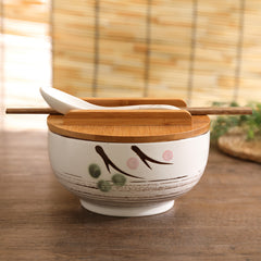 Korean Ins Wind Porcelain Rice Bowl Set - Exquisite, Creative, Good-Looking Students, One Person Bowl - Farefe
