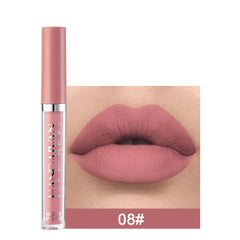 Matte Non-stick Cup Lip Gloss, Long-lasting Matte Liquid Lipstick