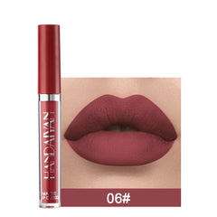 Matte Non-stick Cup Lip Gloss, Long-lasting Matte Liquid Lipstick