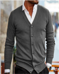 Fashion Simple Men's Sweater Jacket - Casual and Stylish Outerwear