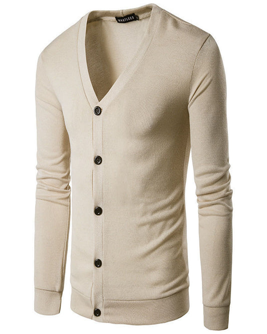 Fashion Simple Men's Sweater Jacket - Casual and Stylish Outerwear