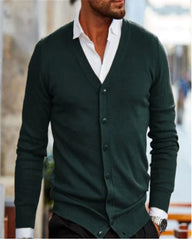 Fashion Simple Men's Sweater Jacket - Casual and Stylish Outerwear