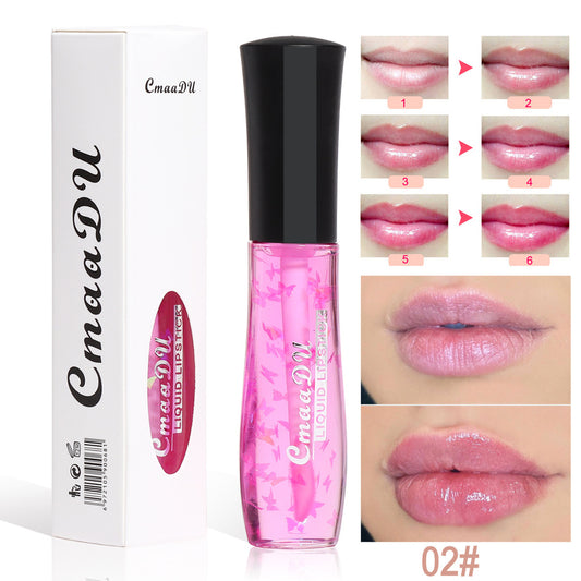 Transparent Moisturizer Lip Blam Oil Shining Sexy Lip Care Gel Mask - Farefe