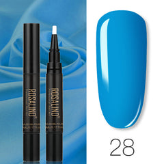 ROSALIND Neon Nail Polish Gel Pen 5ml - UV/LED Lamp Cured (10 Colors)