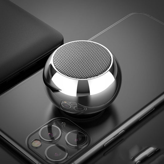M3 Colorful Wireless Speaker with 3D Mini Electroplating, Round Steel Cannon, Bluetooth Support, U Disk Subwoofer - Farefe