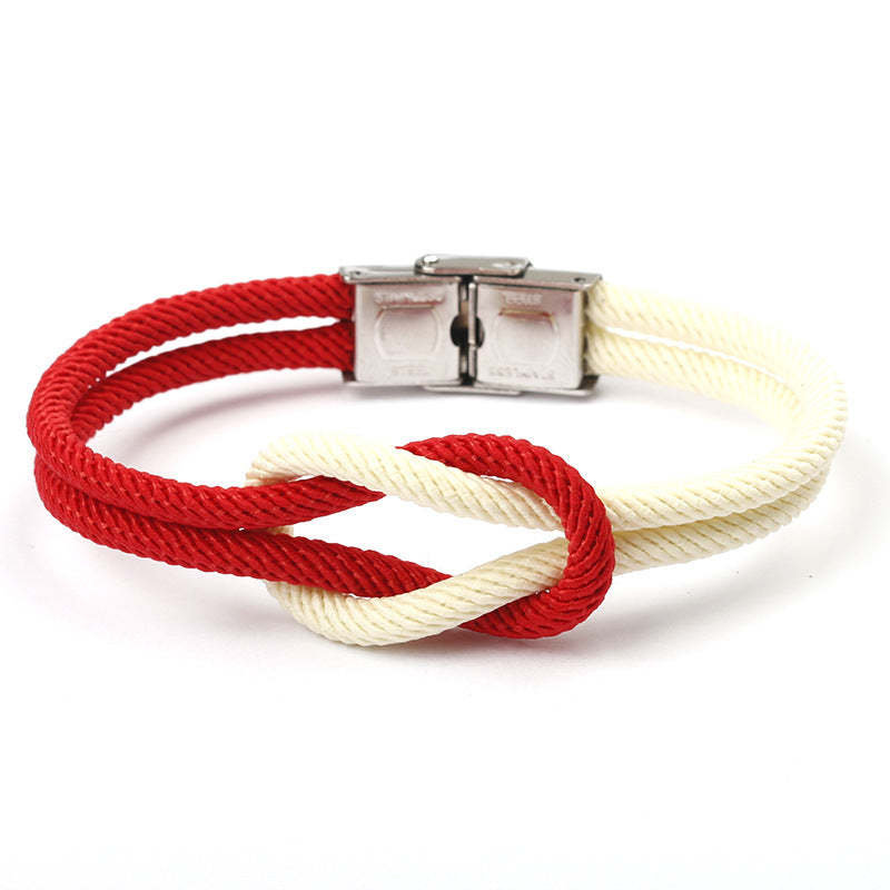 Handmade Vintage Anchor Woven Bracelet: A Must-Have Fashion Accessory - Farefe