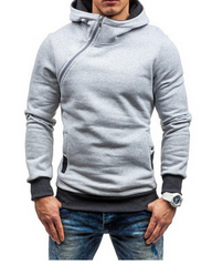 Brand Hoodie Oblique Zipper Men's Fashion Tracksuit Sweatshirt - Farefe