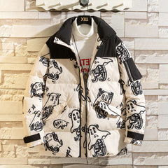 Korean Style Winter Men's Loose Bread Clothes