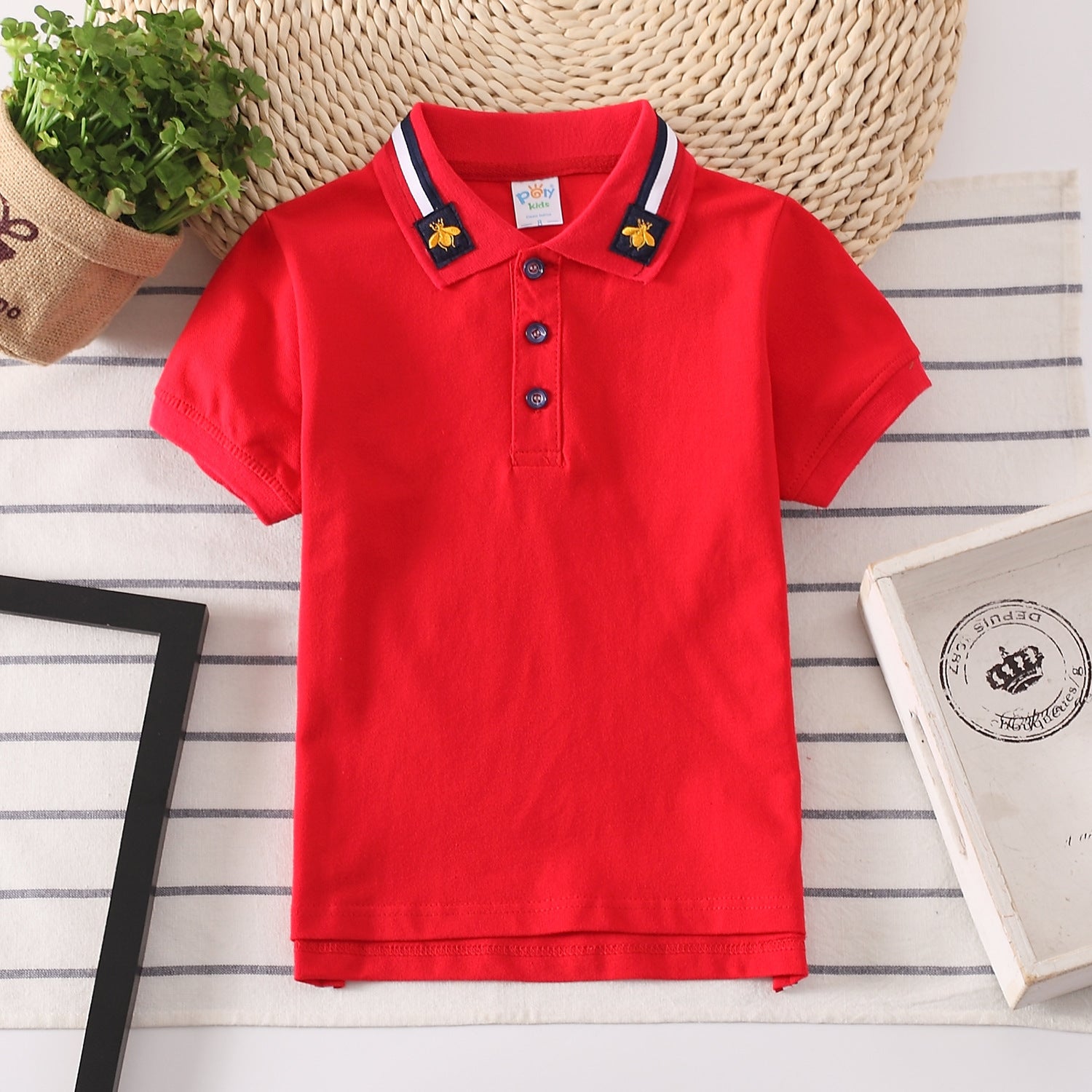 Shirt Boy Children's Clothing, Cotton Fabric, 95% Cotton Composition - Farefe