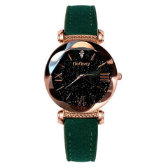 Fashion Watches Luxury Couple Quartz Wrist Watch with Large Dial and Artificial Leather Strap