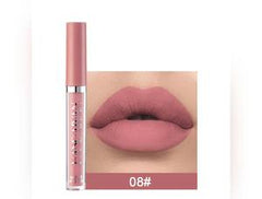 Matte Non-stick Cup Lip Gloss, Long-lasting Matte Liquid Lipstick