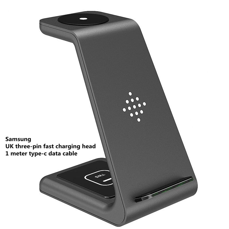 3 In 1 Fast Charging Station Wireless Charger Stand Wireless Quick Charge Dock For Phone Holder - Farefe