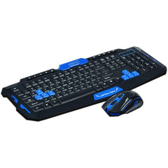 HK8100 2.4G Wireless Gaming Keyboard Mouse Combo: Ergonomics, Waterproof, Optical for PC Laptop Desktop Gamer - Farefe