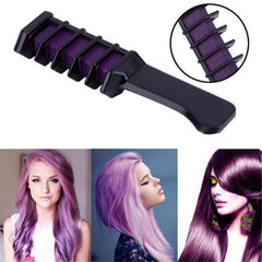 Non-Toxic Temporary Chalk Hair Dye with Comb-In Applicator for Any Occasion