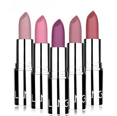 Silver Matte Bullet Lipstick - Long-lasting, Non-stick, Moisturizing Solid Lipstick