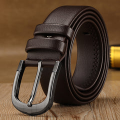 Men's Pin Buckle Belt for Fashion Wholesale (Imported Fiber & Alloy, 3.5cm*120cm)