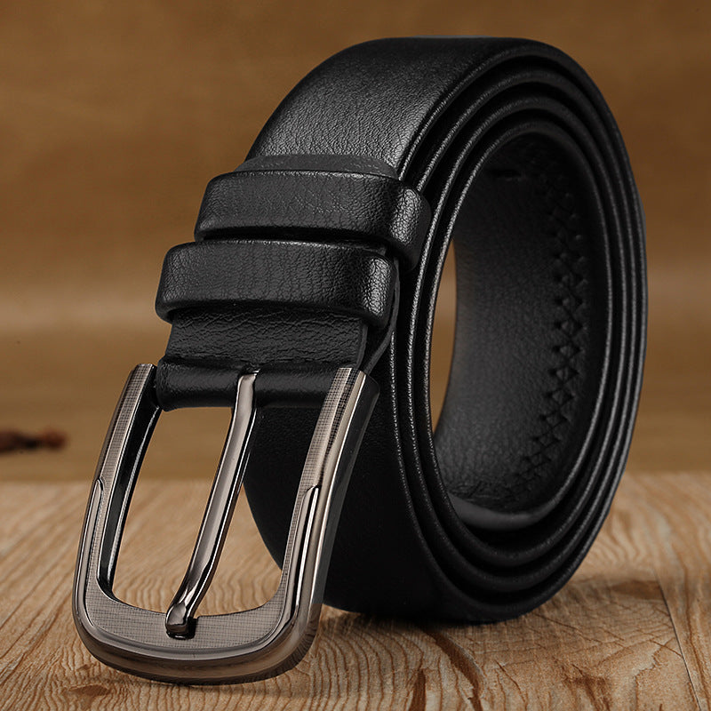 Men's Pin Buckle Belt for Fashion Wholesale (Imported Fiber & Alloy, 3.5cm*120cm)