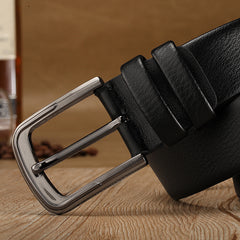 Men's Pin Buckle Belt for Fashion Wholesale (Imported Fiber & Alloy, 3.5cm*120cm)