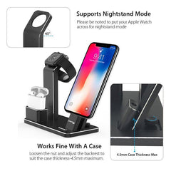 4-in-1 Wireless Charging Dock for Airpods & Smartphones - Farefe