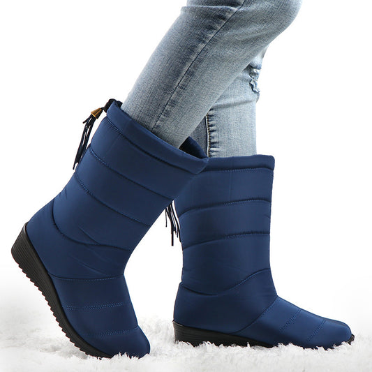 Waterproof Snow Boots for Modern Dance - Silk Upper, Plastic Sole