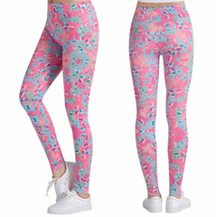 Printed Stretch Pants for Women - Breathable, Slim Fit Yoga Leggings with Anti-Wire Removal Pattern (Size: Waist 60-88cm, Hip 96-116cm, Length 92cm) - Farefe