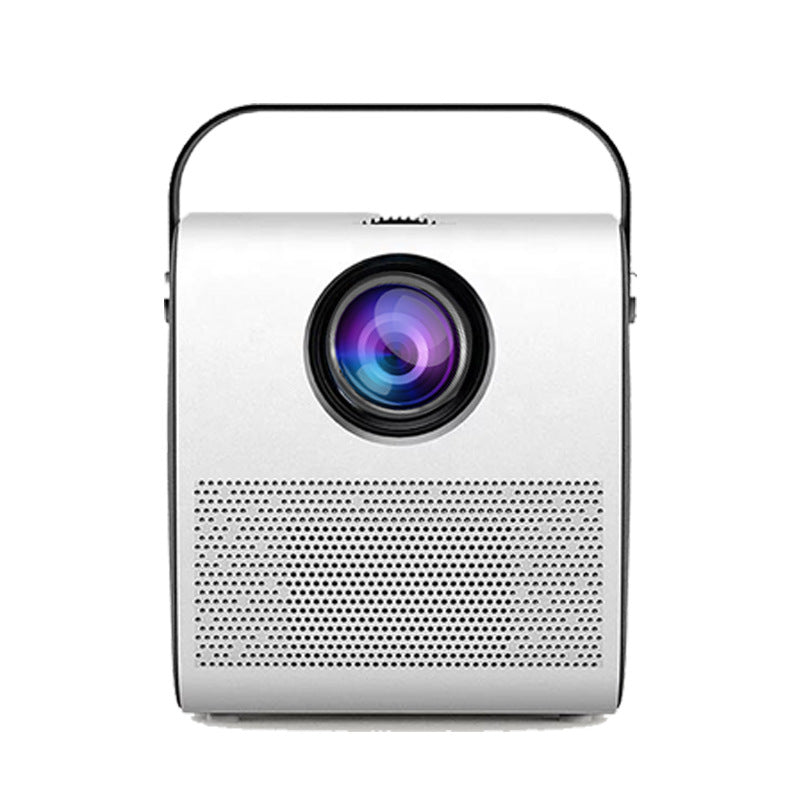 1080P HD Portable Projector - Monolithic LCD, 1280*720 Resolution, 3000~3999 Lumens Brightness, 16:9 Screen Ratio, Support AV USB TF HDMI VGA Headset, Manual Adjustment, Wireless Projection (Power Supply: 110-240v) - 50W Power Consumption. - Farefe