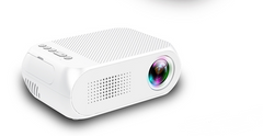 HD 1080P Mini Home Pico Projector | Front Projection | 320x240 Resolution | LED Projection Lens | 20-80 inch Drawing Size | Supports USB, TF Card, AV Connection | Compatible with HDMI, DVD, Computer, Mobile Phone - Farefe