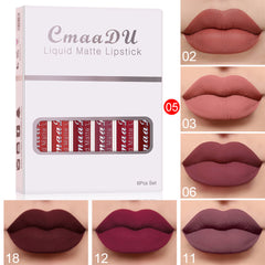 6-Piece Velvet Lipstick - Easy to Color - Matte Finish - Farefe