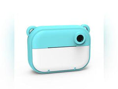 Cartoon Mini Children Camera with Polaroid Print, 12MP Dual Cameras, Stickers, Filters, and More