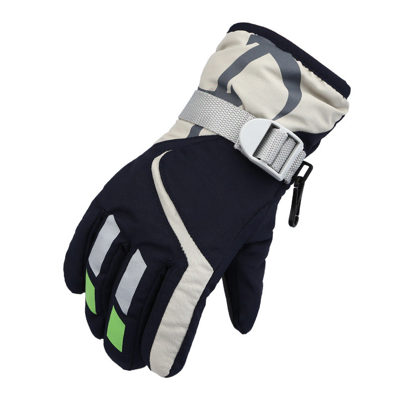 Outdoor Kids Split Finger Ski Gloves - Keep Warm in Winter and Autumn (Ages 4-7) - Farefe