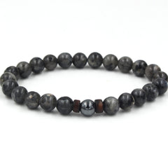 Stylish Black Volcanic Stone Bracelet for Men: Elevate Your Look!