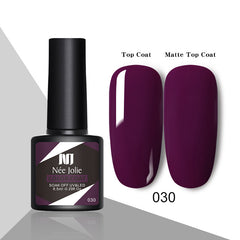 One Stroke, Sticky Gum Texture Gel Polish - Bright Colors